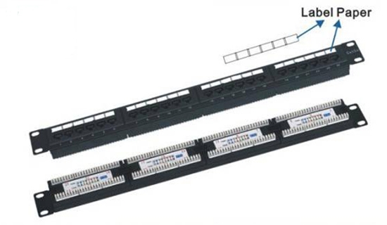 Picture of Cat-6 24 Port Patch Panel