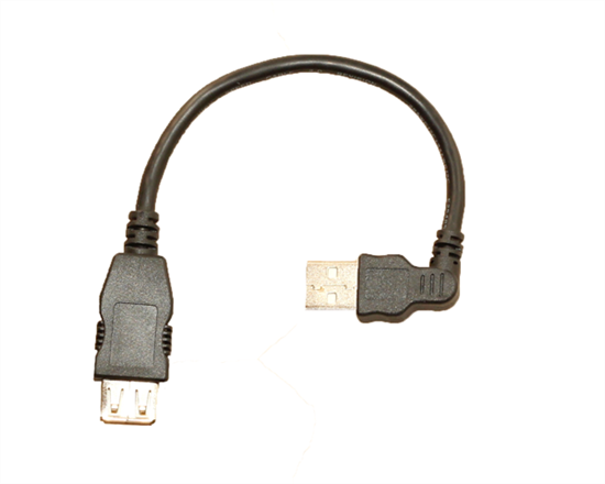 Picture of USB A-Male to A-Female Extention Left Angle CCT-25L