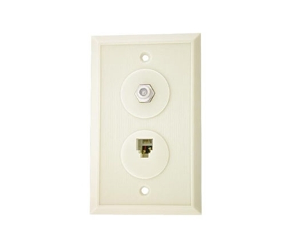 Picture of 4C Wall Plate W/F81  CCT-TE172