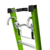 Picture of Hyperlite Fiberglass Extension Ladder with Rachet Levelers   CCT-17528-394V