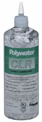Picture of Polywater CLR Squeeze Bottle Clear Cable Lubricant   CCT-CLR-35