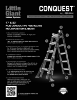 Picture of Conquest 2.0 17' Fiberglass Ladder  CCT-17107-303